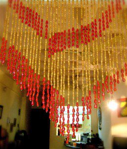 Wood Beaded Curtain