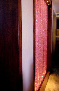 Pink On Pink Glass Beads Curtain