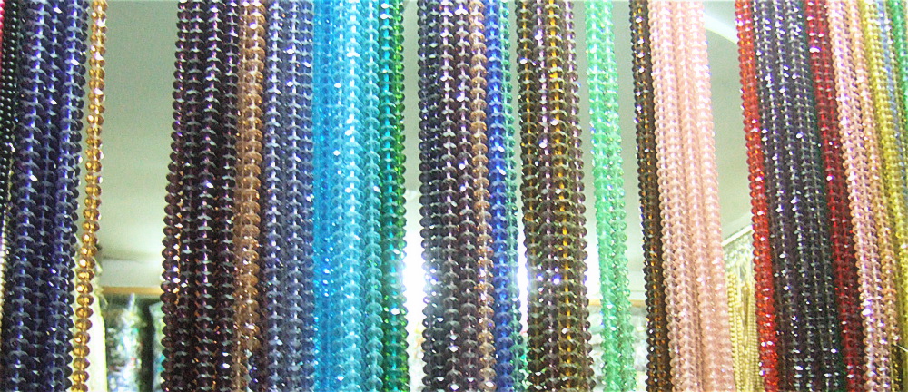Multicolor Glass Beads Curtain
