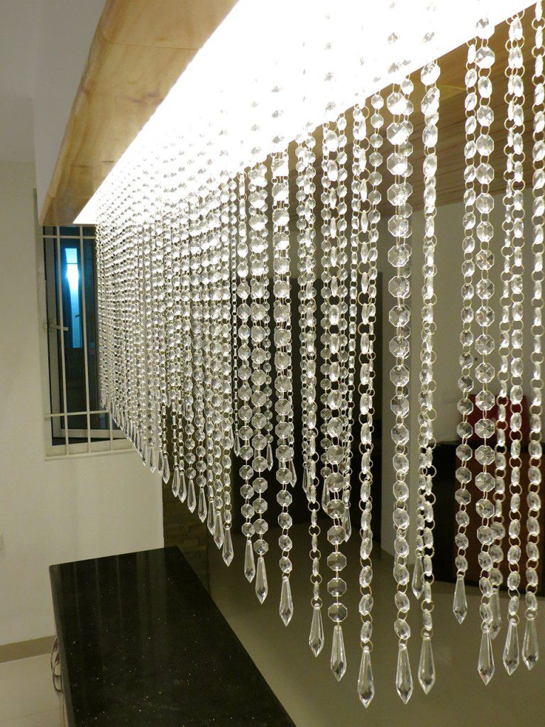 hexagonal acrylic crystal chandelier