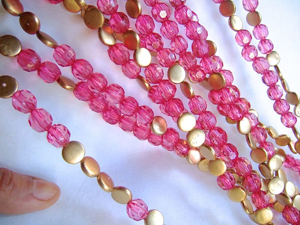 Buy Pomegranate Gold Beaded Curtain