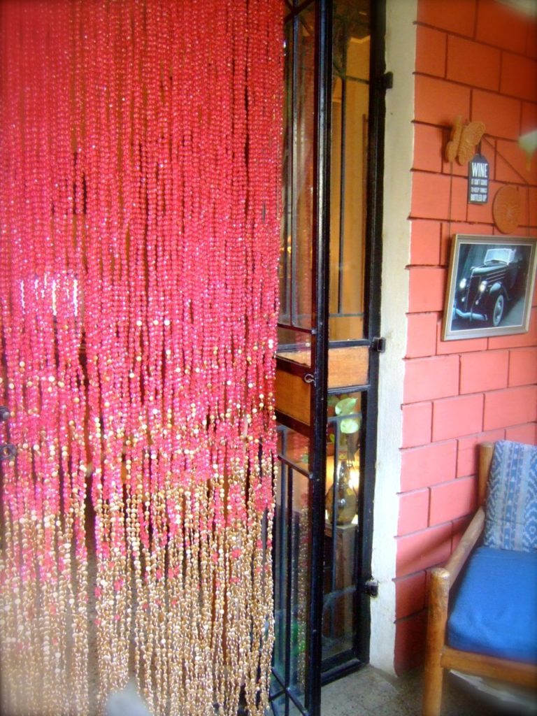 Buy Pomegranate Gold Beaded Curtain