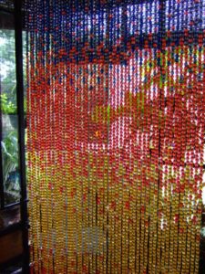 Colorful Beaded Curtain Interior Design