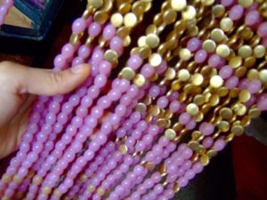 Buy Pink Beads Beaded Curtain