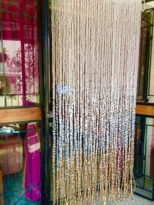 Silver Gold Bead Curtain