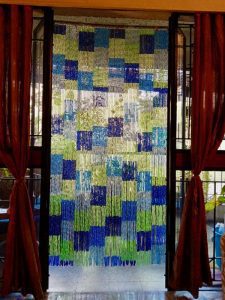 Blue Beaded Curtain