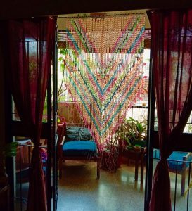 Colourful Crystal Beaded Curtain