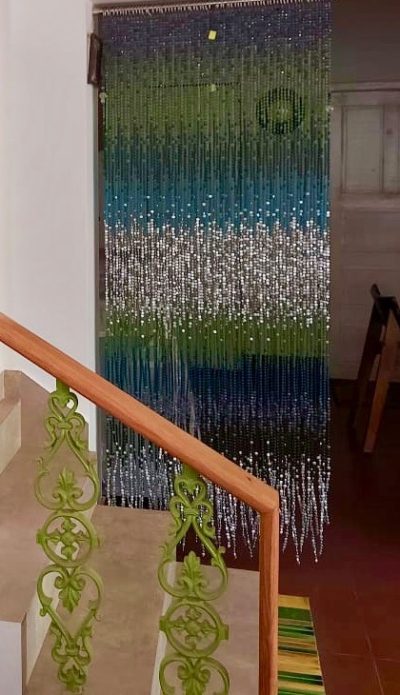 Best India Interior Design - Blue Door Bead Curtains - Shop