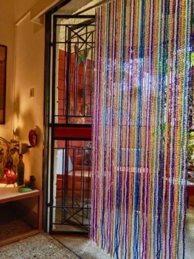 beaded curtain