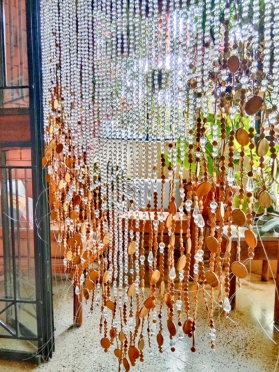 beaded curtain