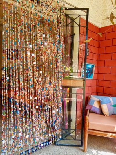 colorful glass beads curtains