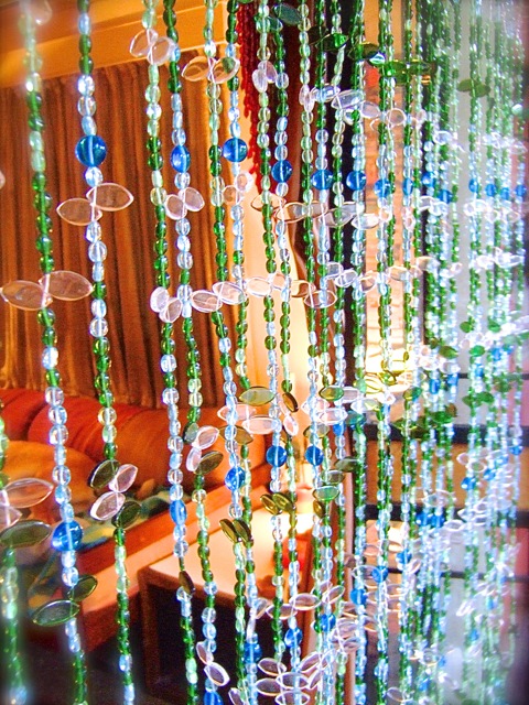 Beaded Curtain Room Divider