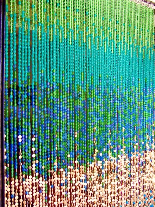 Exotic Glass Hanging Sculpture