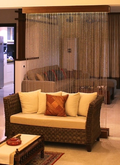 Crystal White Bead Curtain